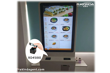 Self-service ordering machine with RD4500I